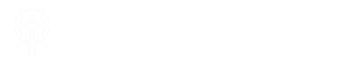 The Trinity Bible Fellowship Logo in white